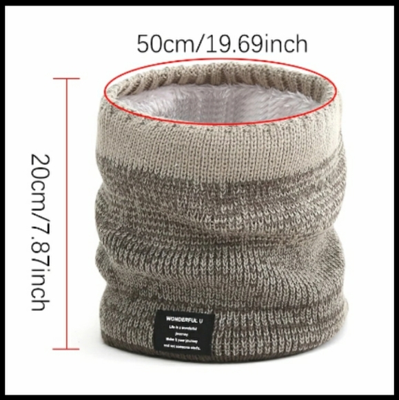 Last2⭐Knitted wool scarf ring - Picture 8 of 8